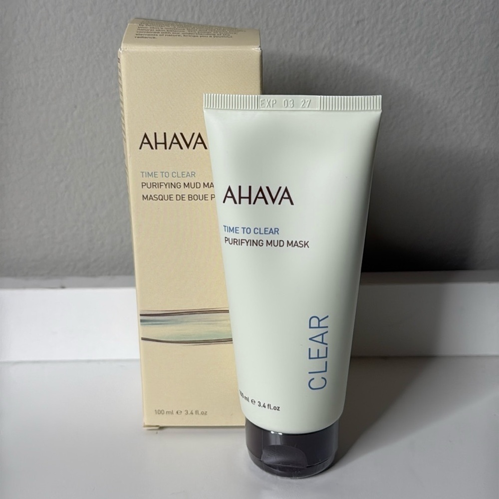 Ahava Purifying Mud Mask Detoxify & Purify NWT Full Size (3.4 fl oz)
